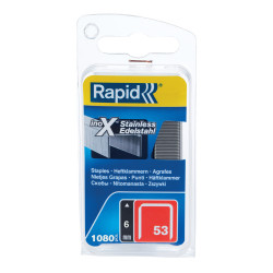 Agrafe en fil fin n° 53 6 mm 1080 pièces RAPID