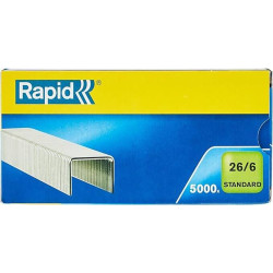 Agrafe Standard n°26 6 mm 5000 pièces RAPID