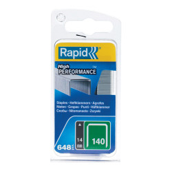 Agrafe en fil plat n°140 14 mm 648 pièces RAPID