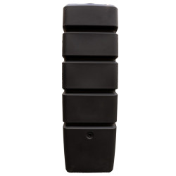Tonneau à Eau de Pluie 350L Noir – Écologique | PRACTO GARDEN