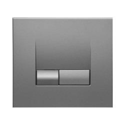 Plaque de commande pour WC suspendu Smarty chrome mat SIAMP