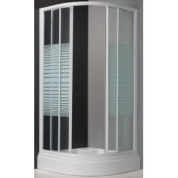 Cabine de douche Primera 1/4 de rond 91 x 91 x 185 cm LAFINESS