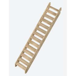Escalier en chêne Provence droit 275 x 82 cm SOGEM