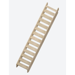 Escalier en sapin Jura droit 275 x 82 cm SOGEM