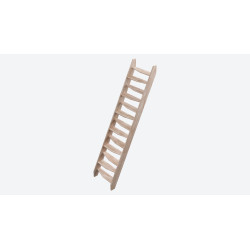 Escalier en hêtre Kyoto droit 290 x 73 cm SOGEM