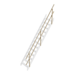 Rampe à lisses mini pour escalier de meunier Cottage Junior+ SOGEM