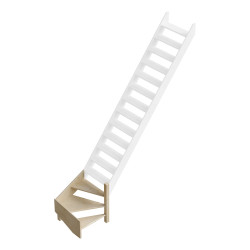 1/4 tournant droit pour escalier de meunier Cottage Medium+ SOGEM