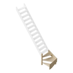 1/4 tournant gauche pour escalier de meunier Cottage Medium+ SOGEM
