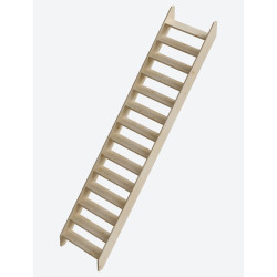 Escalier de meunier en sapin Cottage Large 300 x 80 cm SOGEM