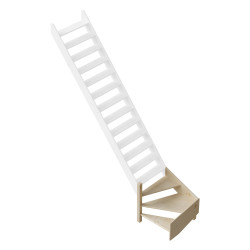 1/4 tournant gauche pour escalier de meunier Cottage Large+ SOGEM