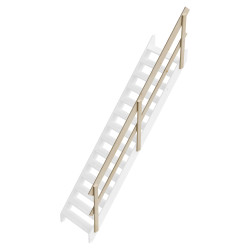 Rampe à lisses maxi pour escalier de meunier Cottage Medium+ et Large+ SOGEM