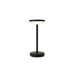 Lampe de table LED solaire noire 0