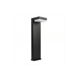 Poteau LED solaire Bram noir 1 W ZOLUNA