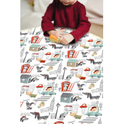 Nappe en PVC non-tissé Kids 140 cm au mètre JOY