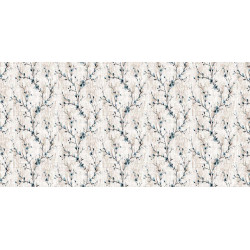 Nappe en PVC non-tissé Kiev turquoise 140 cm au mètre JOY