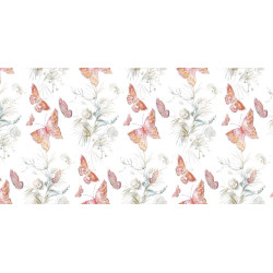 Nappe en PVC non tissé Papillon 140 cm au mètre HOBBY
