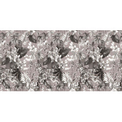 Nappe en PVC non tissé Orchidée grise 140 cm au mètre HOBBY