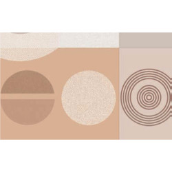 Nappe en PVC non tissé Trend beige 140 cm au mètre HOBBY