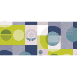Nappe en PVC non tissé Trend verte 140 cm au mètre HOBBY
