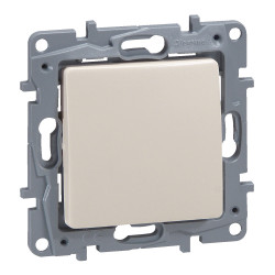 Interupteur encastrable avec bouton poussoir Niloe crème LEGRAND