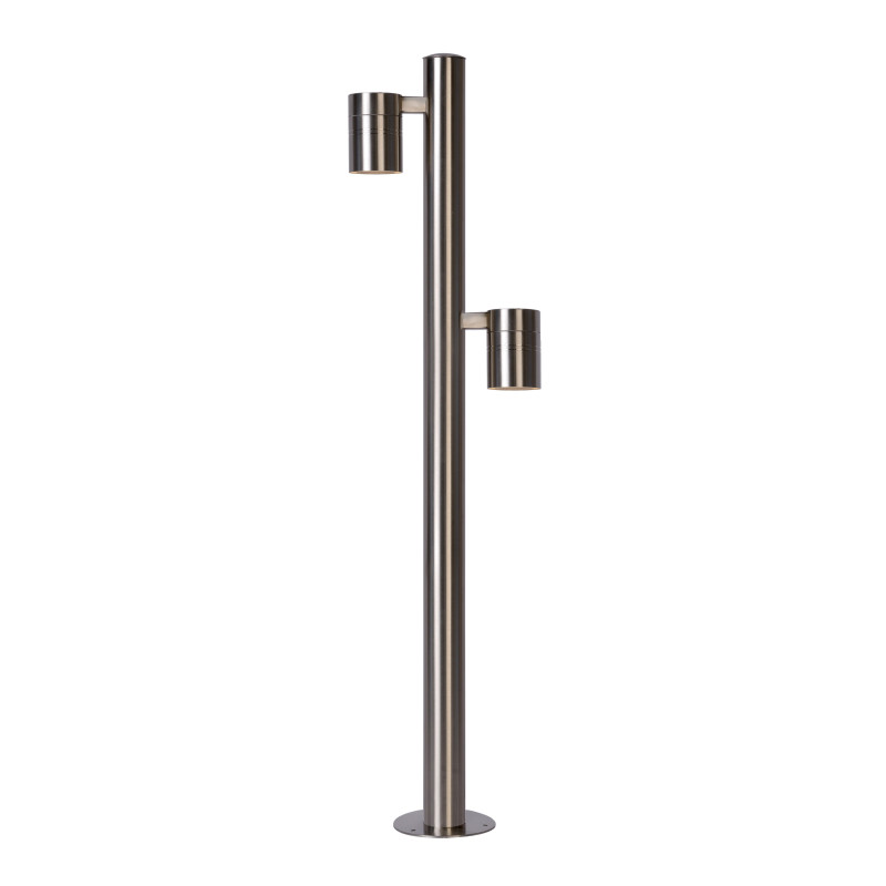 Potelet extérieur Arne chrome mat 90 cm GU10 2 x 35 W LUCIDE