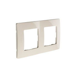 Plaque de recouvrement double Niloe crème LEGRAND