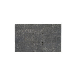 Pavé tambouriné noir 15 x 15 x 6 cm COBO GARDEN