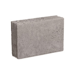 Bloc de béton plein certifié Benor 30 x 9 x 20 cm