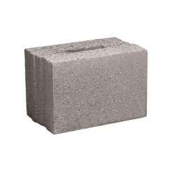 Bloc de béton plein certifié Benor 30 x 14 x 20 cm