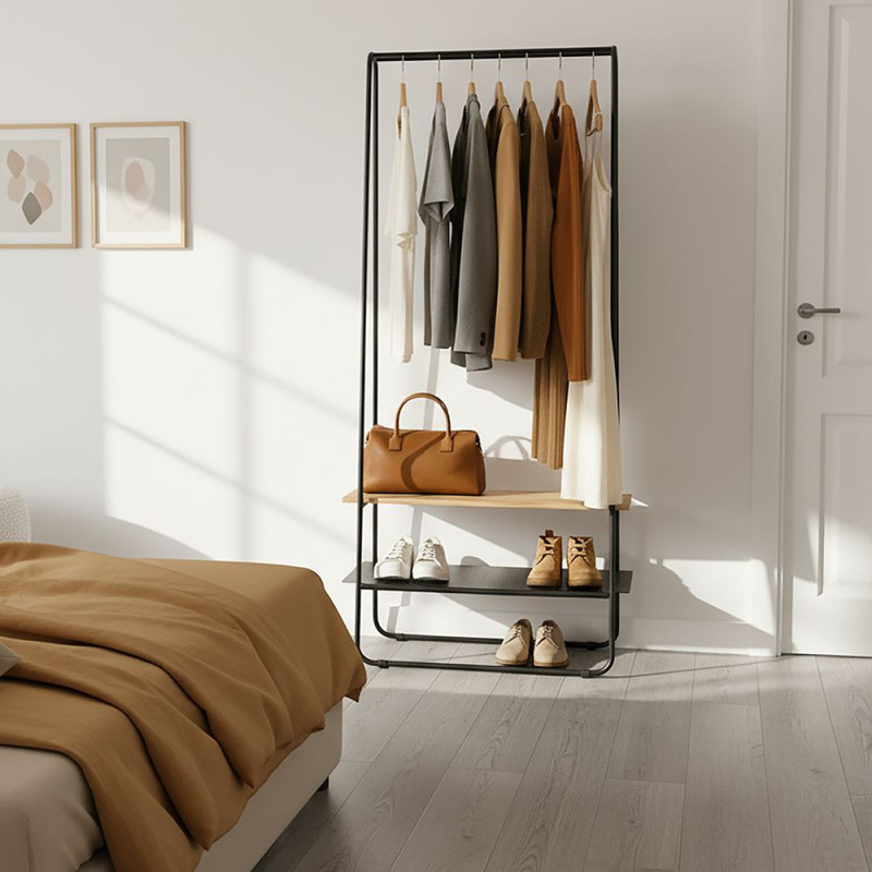 Portant Vêtements 170x80x40 cm – Organisation et Style
