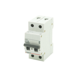 Disjoncteur RX3 2 pôles 4500A 16 A 6 pièces LEGRAND