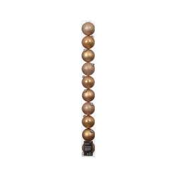 Set de boules de Noël incassables caramel Ø 6 cm 10 pièces DECORIS