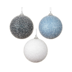 Boule de Noël incassable scintillante Ø 8 cm DECORIS