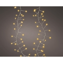 Guirlande intérieure Compact 100 micro LED blanc chaud classique 1