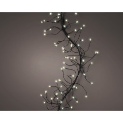 Guirlande extérieure grappe 480 micro LED blanc chaud 3 m LUMINEO