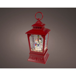 Boule à neige lanterne LED blanc chaud 11