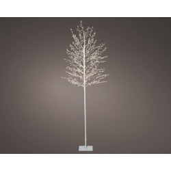 Arbre lumineux fleuri micro LED blanc chaud Ø 70 x 180 cm LUMINEO