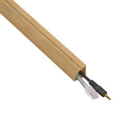 Goulotte de coin 22 x 22 mm bois 2 m D-LINE