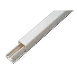 Goulotte adhésive DLP 7 - 9 mm blanche 1