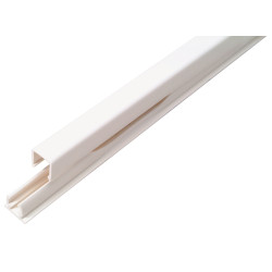 Goulotte adhésive DLP 5 - 6 mm blanche 1