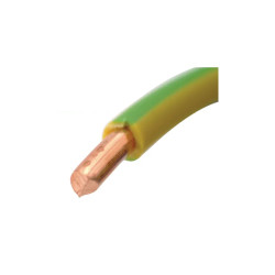 Câble VOB 1 mm² vert et jaune au mètre PROFILE