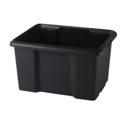 Box de rangement noire 45 L SUNDIS