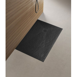 Receveur de douche noir 90x120 – Installation facile