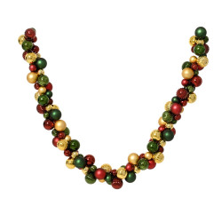 Guirlande de Noël boules Ø 6 x 180 cm DECORIS