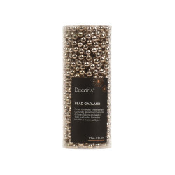 Guirlande de perles perle fumée 10 m DECORIS