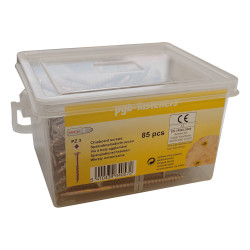 Vis pour aggloméré TF 5 x 80 mm 140 pièces PGB-FASTENERS