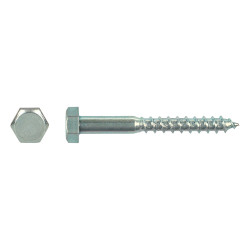 Tirefond à tête hexagonale DN571 8 x 130 mm 50 pièces PGB-FASTENERS
