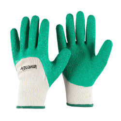 Paire de gants de jardinage Rosier Vert taille 8 INVENTIV