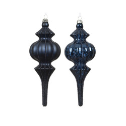 Ornement incassable bleu nuit 17 cm DECORIS