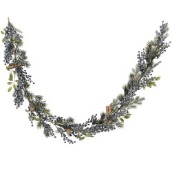 Guirlande de Noël Berry givrée 1